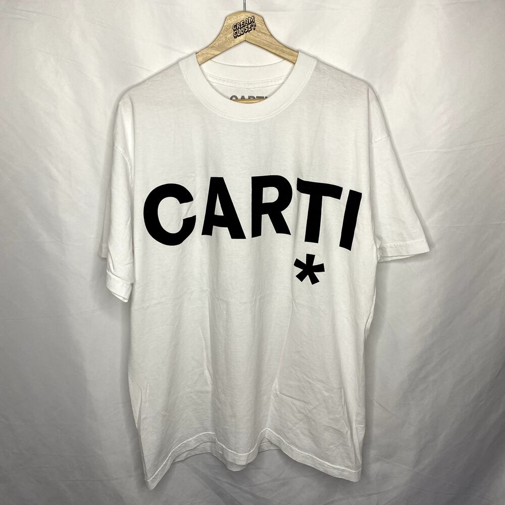 Playboi Carti AWGE Die Lit WLR Cancelled Summer Tour Merch Tee in White L